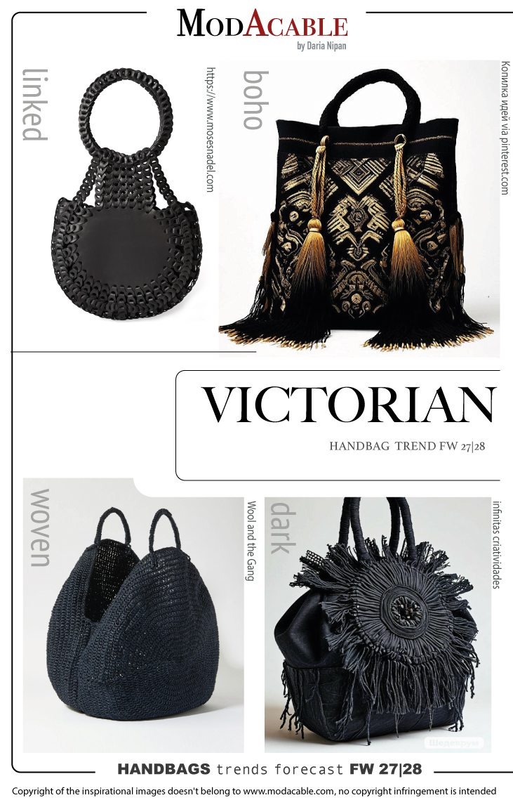 FW 27/28 handbags trend mood Victorian