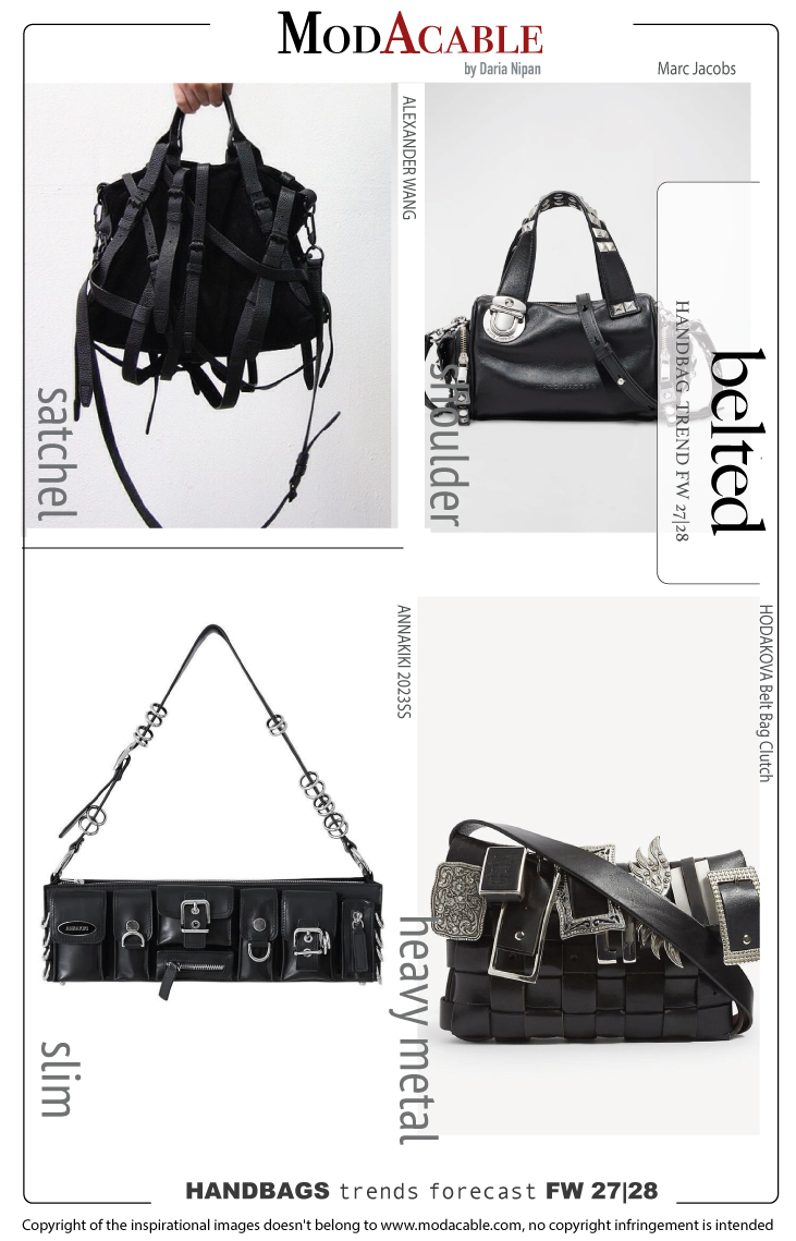 FW 27/28 handbag trend Belted