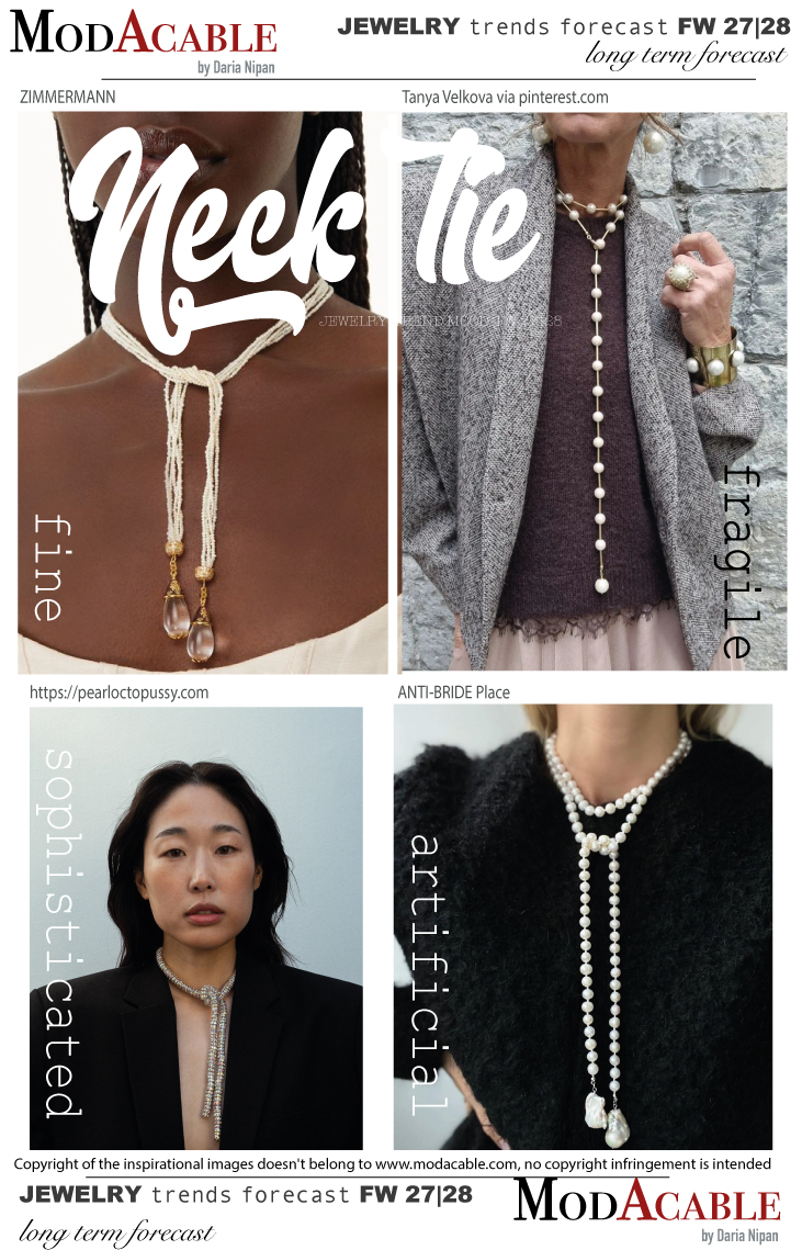 ОЗ 27/28 тренд женских украшений Галстук