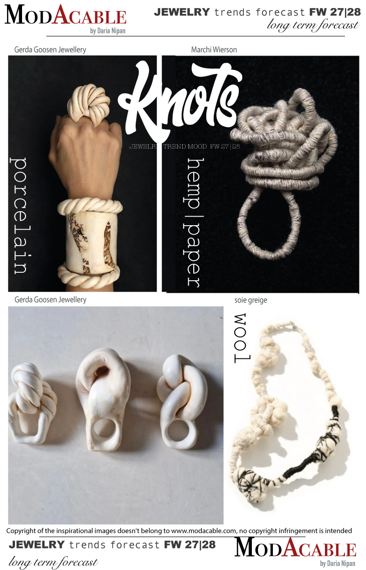 AI 27/28 tendenza gioielli donna Nodi