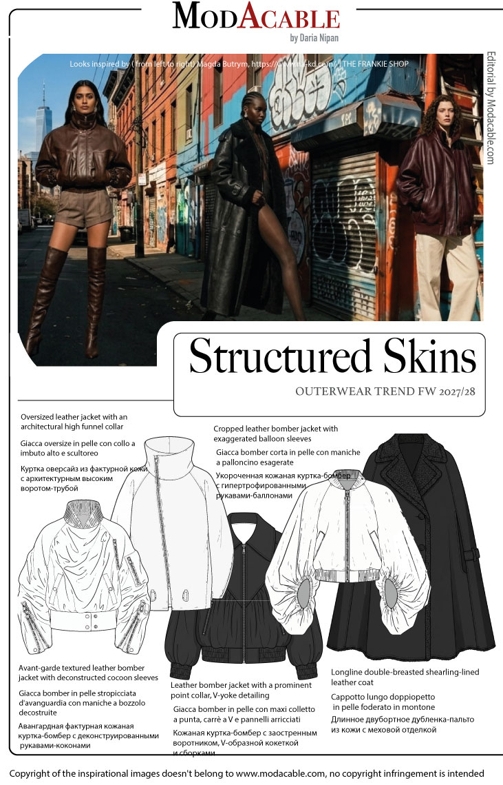 outerwear trends FW 27/28