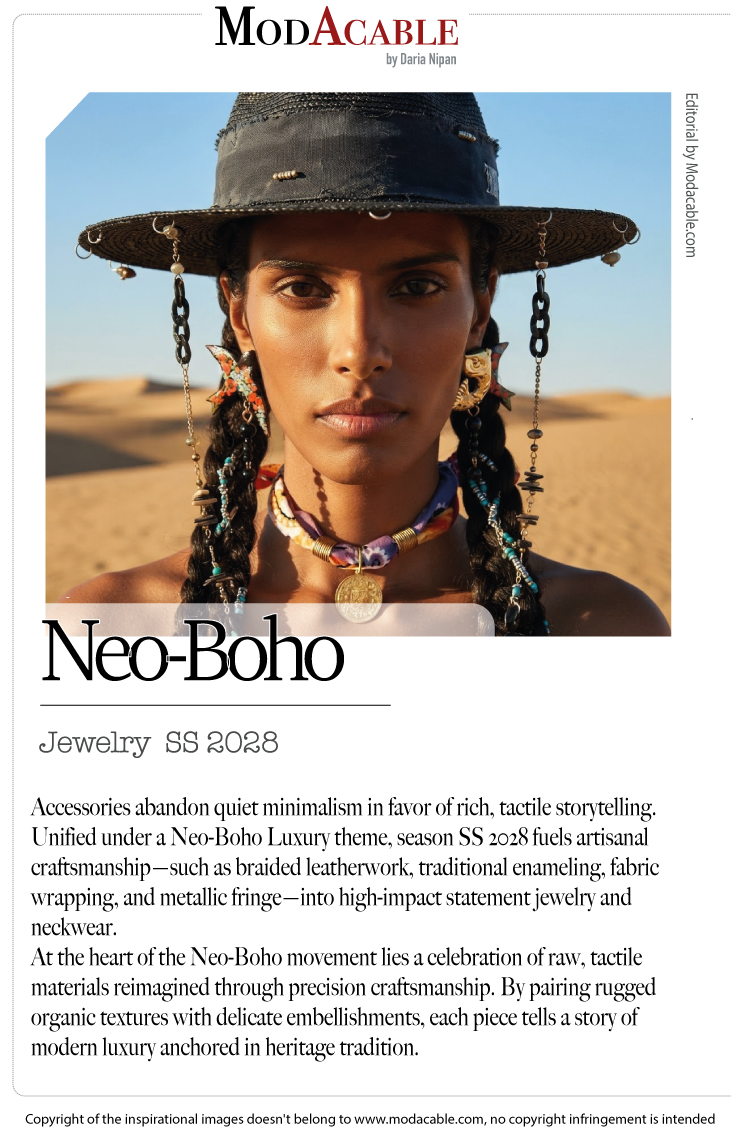 SS 2028 jewelry trend mood Neo-Boho